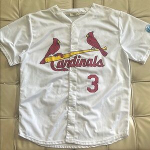 White Cardinals Beltran Baseball Jersey XL